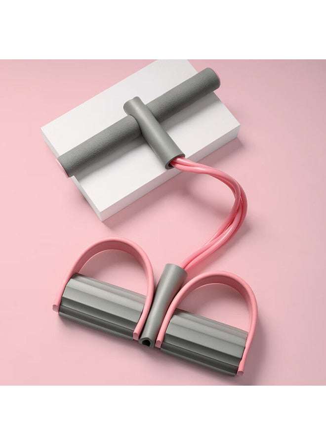 Dweck Duweike Foot Pedal Resistance Band, Elastic Band, Fitness Shaping, Home Use, Xiaofeiyan Stretching Equipment, Gray And Pink - Image 3