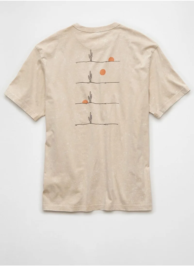 امريكان ايجل Logo Crew Neck T-Shirt