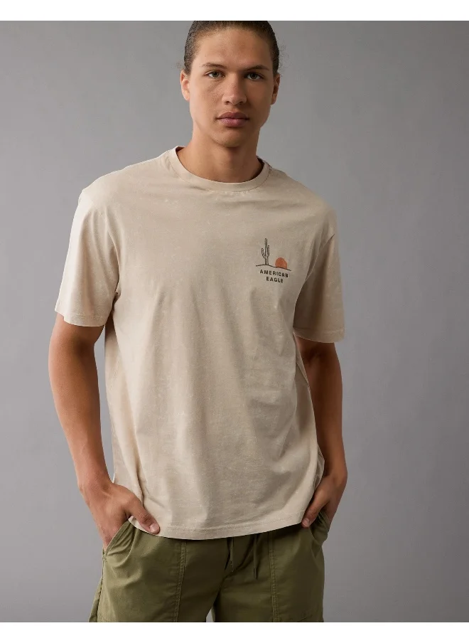 American Eagle Logo Crew Neck T-Shirt