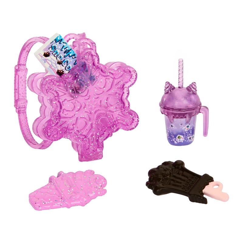 MONSTER HIGH دمية مونستر هاي، آبي بومينابل يتي مع حيوانها الأليف ماموث تندرا وإكسسوارات تشمل وشاح فروي وحقيبة ظهر على شكل ثلج - Image 5