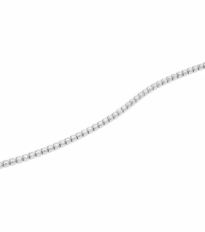 Daniel Wellington Women Classic Tennis Bracelet Rose Gold Stainless Steel & Crystals