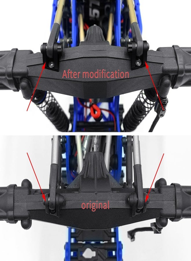طقم تركيب ممتص الصدمات السفلي المصنوع من الألومنيوم من LSG لسيارة LOSI 1/18 Mini LMT 4WD RC Monster Truck، 4 قطع من دعامات تثبيت ممتص الصدمات، وصلة تعليق، مجموعة تركيب سفلي، قطع غيار مُحسّنة - Image 3