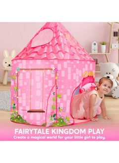 JOYIN Princess Tent Girls Large Playhouse Kids Castle Play Tent For Children, Pop Up Princess Play Tent For Toddlers Indoor And Outdoor Games  - Image 3