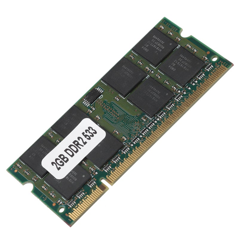 ذاكرة DDR2 سعة 2 جيجابايت بسرعة 533 ميجاهرتز - ذاكرة لابتوب PC2-4200 متوافقة مع لوحات إنتل و AMD الأم - Image 2
