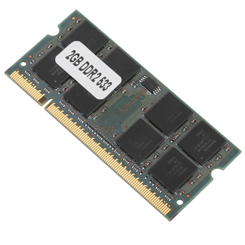 ذاكرة DDR2 سعة 2 جيجابايت بسرعة 533 ميجاهرتز - ذاكرة لابتوب PC2-4200 متوافقة مع لوحات إنتل و AMD الأم - Image 3
