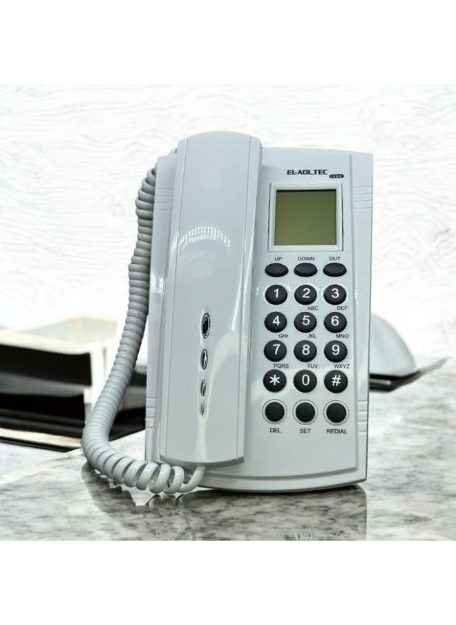 EL-Adl.Tec El Adl Tec Landline Phone - Corded Phone - Caller ID - 10BE  - Image 1