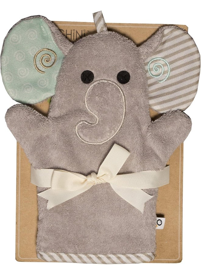Zoocchini Ellie the Elephant Baby Bath Towel - Image 1