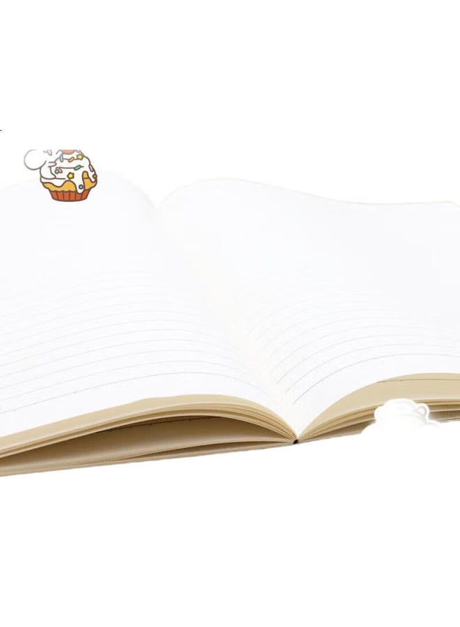 Plus Notebook, Work Journal, Diary, Milk Tea Mouse Notebook, Cacoto Happy Time - Image 3