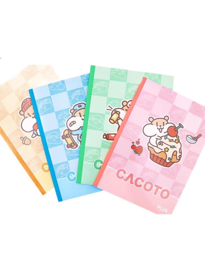 Plus Notebook, Work Journal, Diary, Milk Tea Mouse Notebook, Cacoto Happy Time - Image 2