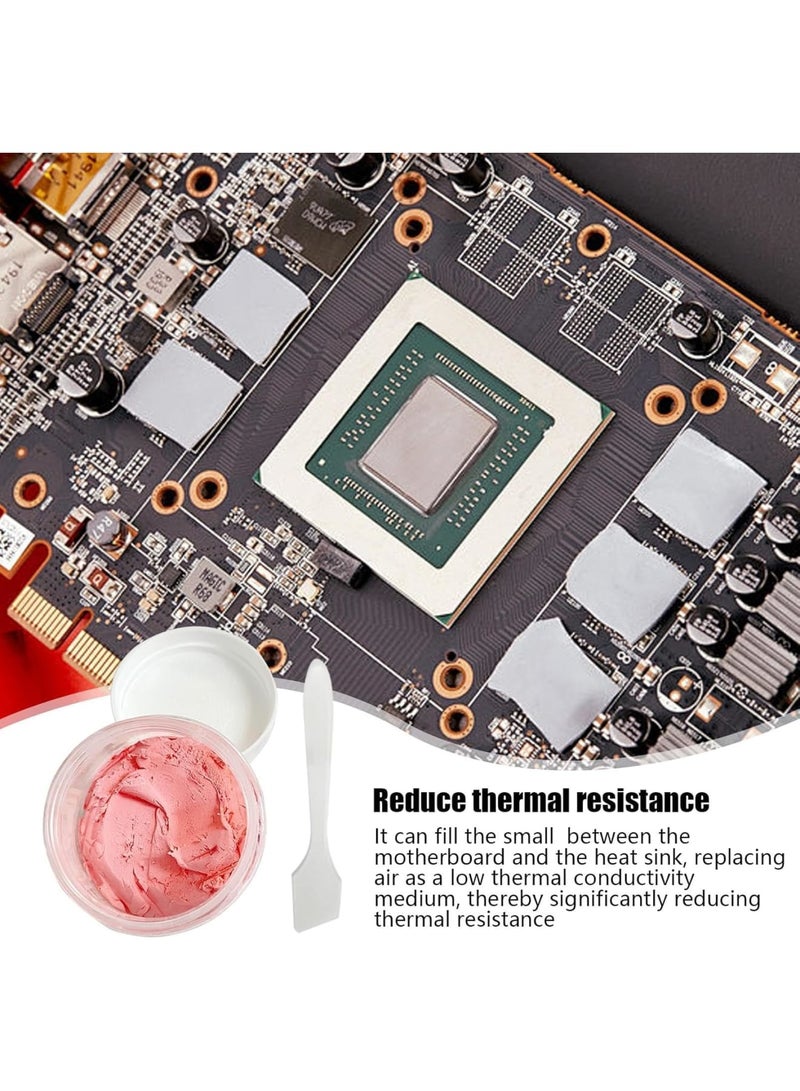 Computer Thermal Paste, Heat-Resistant Thermal Compound for CPU GPU, Efficient PC Paste for Processor, All Cooler Master, Computer, High-Performance Pastes for Electronics Repair - Image 2
