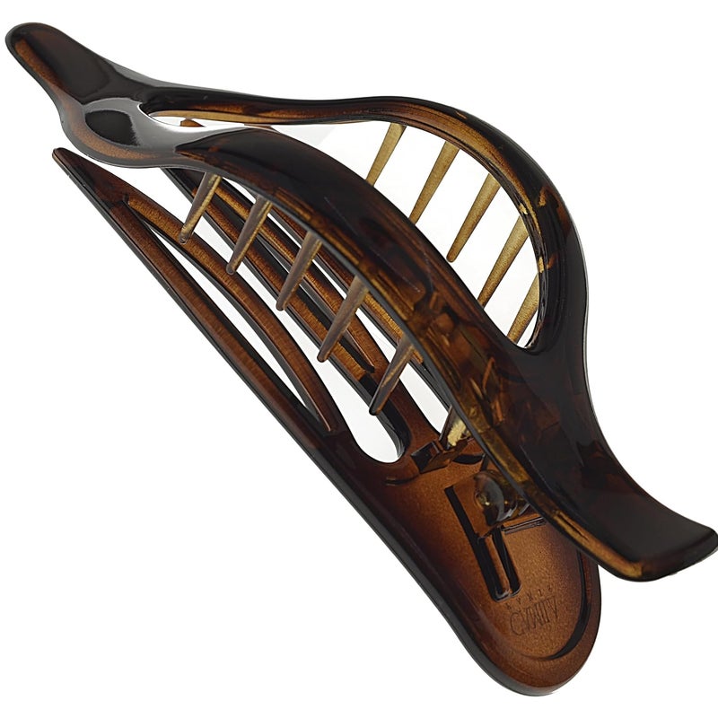 Camila Paris CP2372 French Hair Clips Large Side Slide Hair Clips for Long Curly Wavy Hair Strong Hold No Slip Grip Girls Hair Claw Clips for Women Styling Girls Hair Accessories Made In France