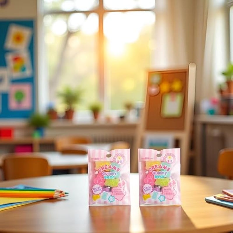 10Pcs Cute Erasers - Colorful Gummy Bear Cabochons | Cartoon Bear Pencil Erasers | Animals | Interactive Eraser Pets | Stationery Supplies School Reward - Image 5