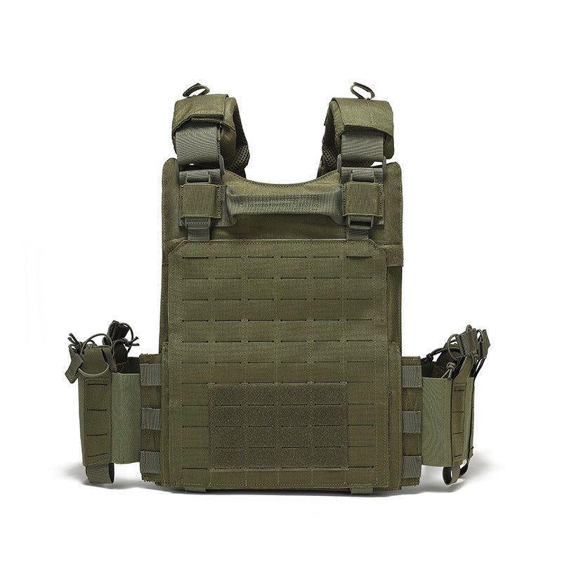 Waterproof Oxford MOLLE Tactical Vest with Quick-Release Buckles for Men and Women - Image 4