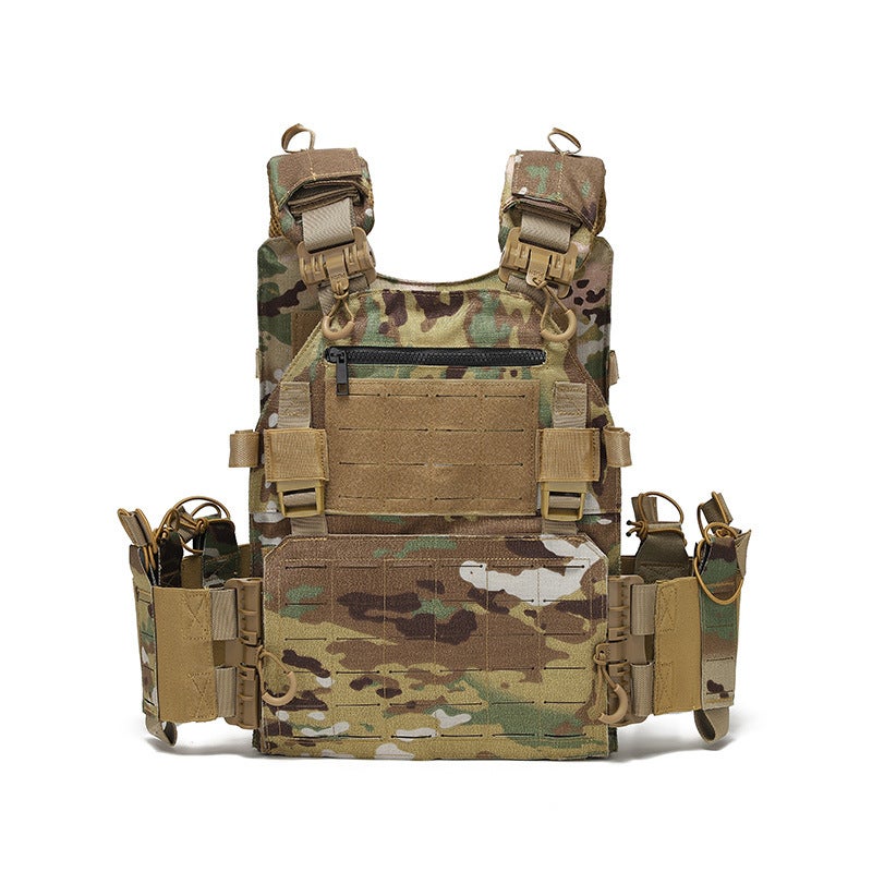 Waterproof Oxford MOLLE Tactical Vest with Quick-Release Buckles for Men and Women - Image 1