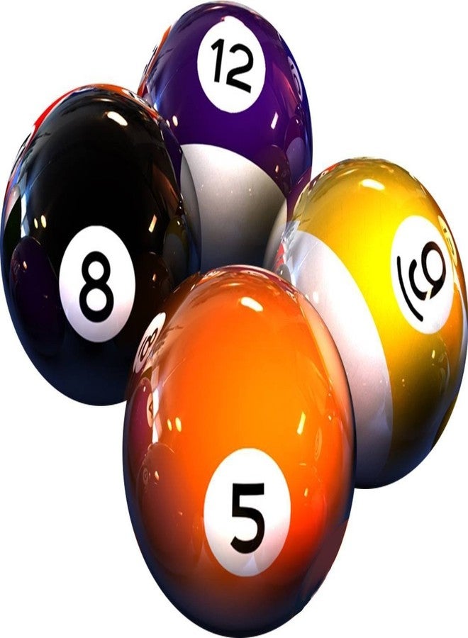 IRIS Pool Table Billiard Ball Set - 5.7 cm, 16 Balls with Striped, Solid, Cue and Eight Ball - Image 5