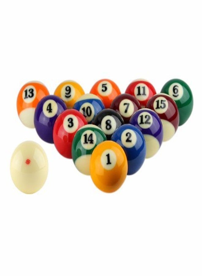 IRIS Pool Table Billiard Ball Set - 5.7 cm, 16 Balls with Striped, Solid, Cue and Eight Ball - Image 4