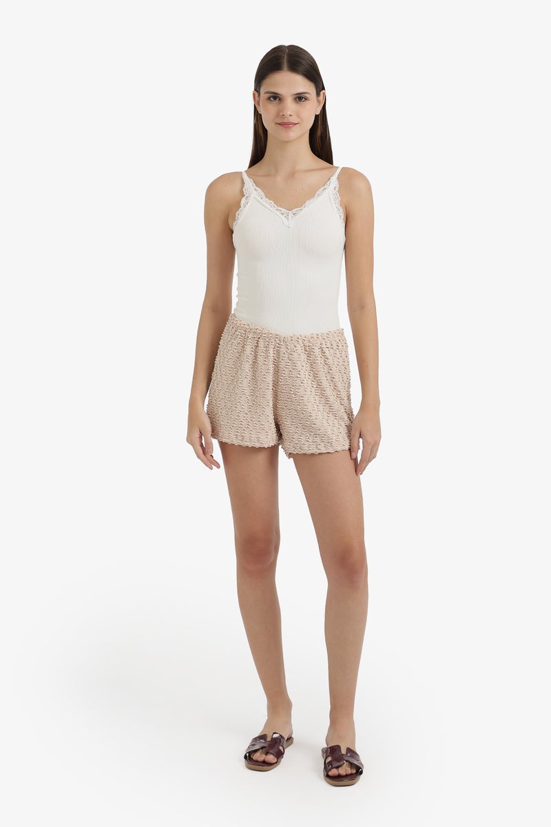 Carina Self patterned Beach Shorts - Image 5