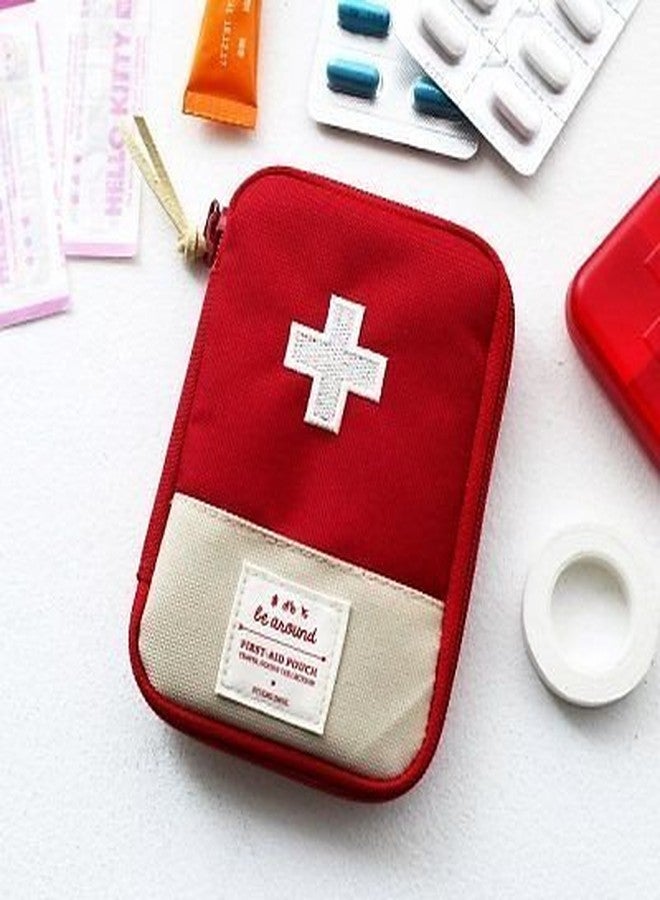 GLIVE (LABEL) Glive's Portable First Aid Pouch Multi-Function Mini Medical Kits Storage Bag Organizer - Image 1