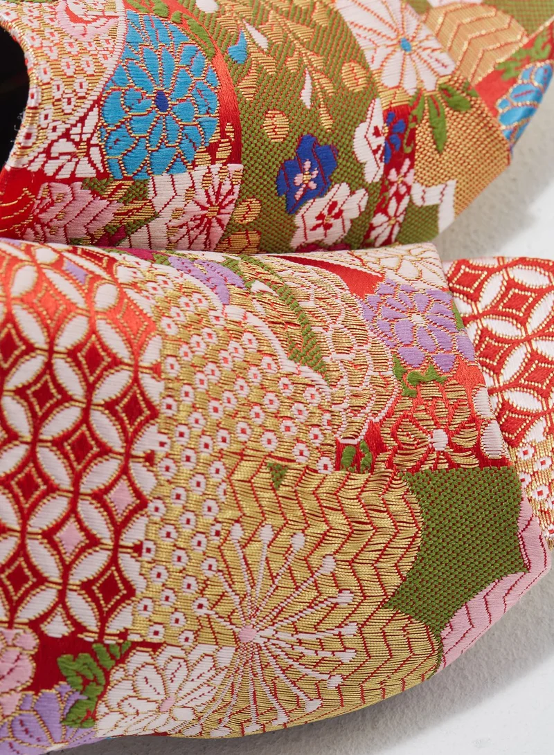 Truffle Brocade Mules