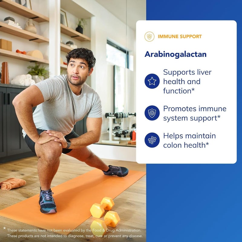 Pure Encapsulations Arabinogalactan - Prebiotic Fiber Supplement for Immune, Liver, and Digestive Health - 90 Capsules - Image 3
