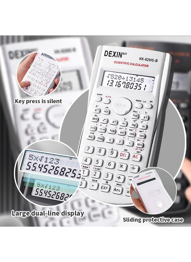 Generic - Dual-Line Display LCD Screen Scientific Calculator, 240 Calculation Methods Desktop Calculator For Function Calculation - Image 1
