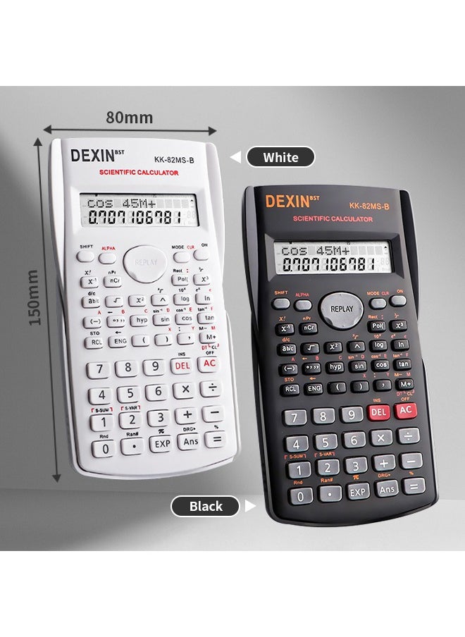 Generic - Dual-Line Display LCD Screen Scientific Calculator, 240 Calculation Methods Desktop Calculator For Function Calculation - Image 1