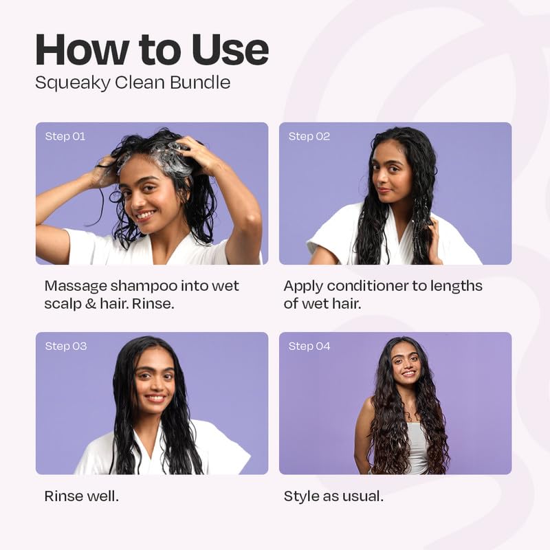 MANETAIN Squeaky Clean Clarifying Shampoo 237ml & Multipurpose Conditioner 200gm | Curl Enhancing, Frizz Control, Protein-Moisture Balance | Hard Water, Product Buildup & Scalp Reset | For All Hair Types | For Men & Women - Image 4