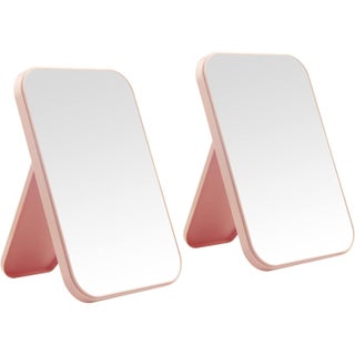 BENCI Makeup Mirror Rectangle Countertop Cosmetic Mirror with Stand Shaving Makeup Mirrors Portable Folding Travel Mirror Makeup Gifts for Women Pink Set of 2 - pzsku/Z3C89529D5031D19B3EE1Z/45/1751962074/88beb3f2-9906-4dc6-b4c6-de1ec123fe6e