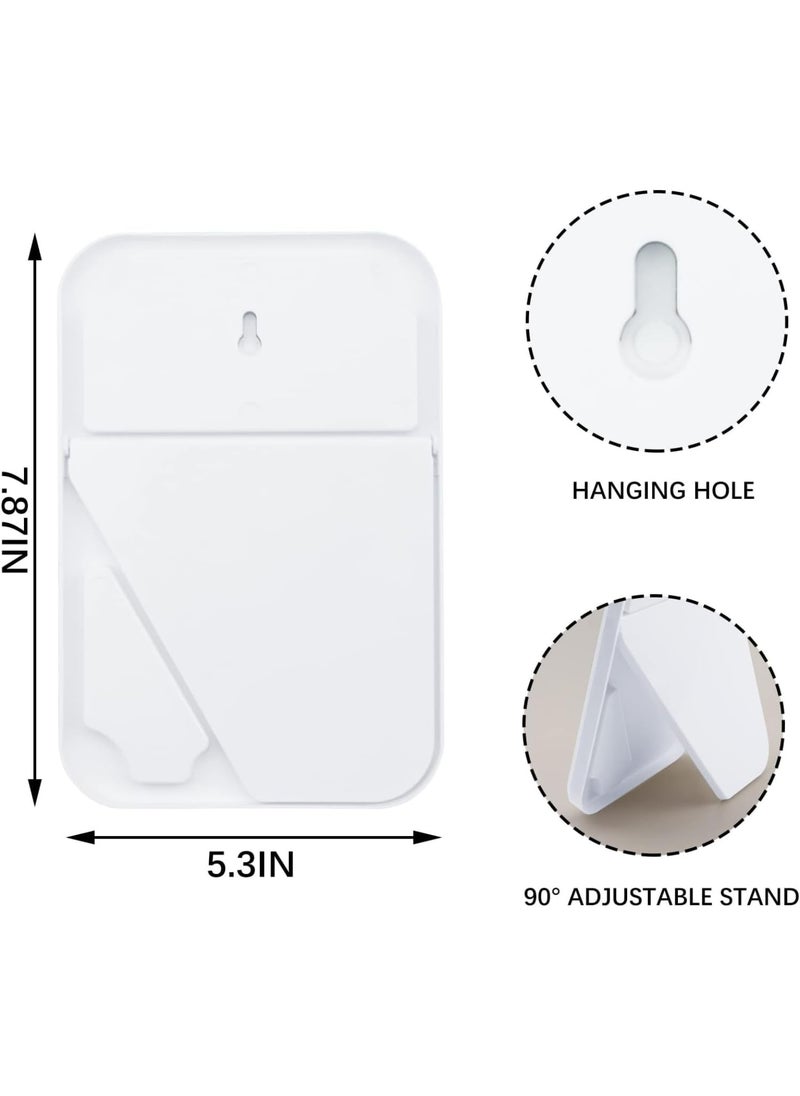 BENCI BENCI Makeup Mirror Rectangle Countertop Cosmetic Mirror with Stand Shaving Makeup Mirrors Portable Folding Travel Mirror Makeup Gifts for Women Pink Set of 2  - Image 2