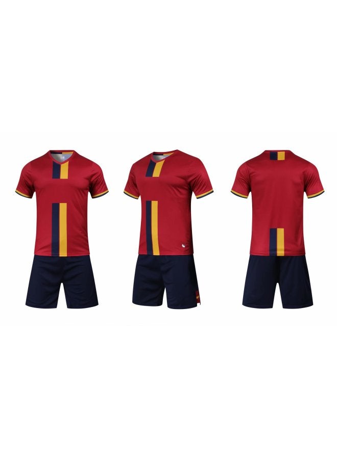 Lb-2001 Red Short Sleeve Football Jersey - Image 1