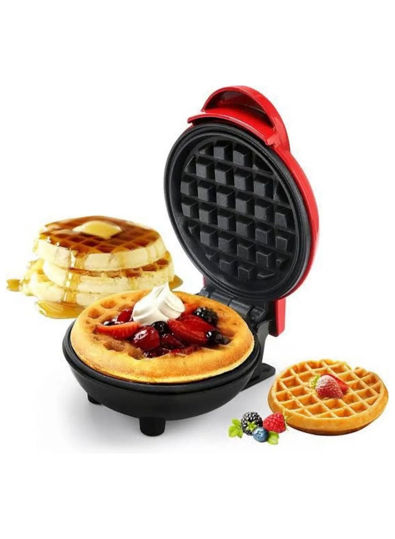 Waffle Maker Red/Black 12cm Diameter - Image 1