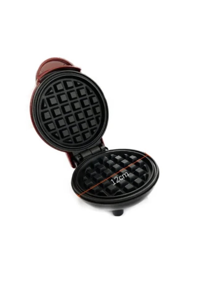 Waffle Maker Red/Black 12cm Diameter - Image 2