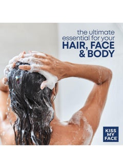 Kiss My face Effortless 3In1 Bar Soap With Probiotic And Shea Butter Fortifies And Hydrates For Hair Face And Body Orange And Thyme Cruelty Free And Palm Oil Free Pack Of 3  - Image 3