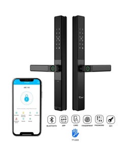 LOZAN Smart Door Lock with Fingerprint & Full Remote Access | Unlock via App, PIN, Fingerprint & Key | Compatible with Wooden, Metal & Aluminum Doors | Advanced Security with Elegant Design & Long-Lasting Quality