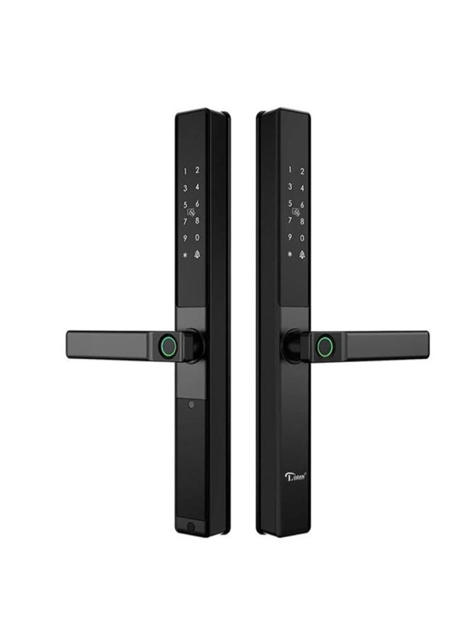Lozan - LOZAN Smart Door Lock with Fingerprint & Full Remote Access | Unlock via App, PIN, Fingerprint & Key | Compatible with Wooden, Metal & Aluminum Doors | Advanced Security with Elegant Design & Long-Lasting Quality - Image 1