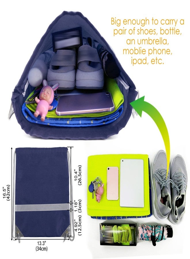 بي جرين حقائب برباط عاكسة من بي جرين، 20 عبوة متنوعة، حقائب ظهر كبيرة برباط، مثالية للنادي الرياضي والرحلات، مزودة بشريط عاكس، حقيبة برباط، حقيبة يمكنك صنعها بنفسك، مناسبة للنساء والرجال، حقائب برباط للفرق الرياضية - Image 4