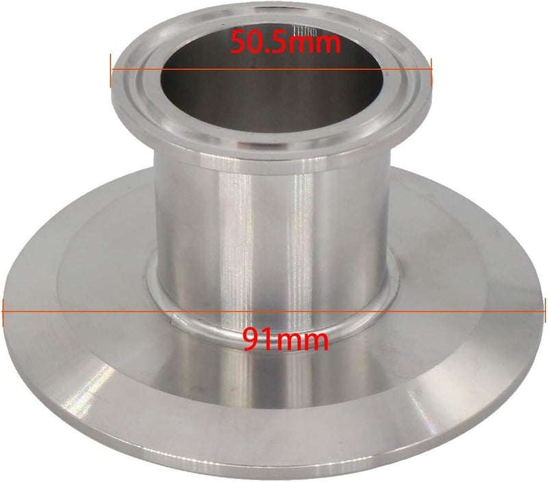 CRBrewBeer Tri-Clamp Reducer 1.5" x 3" Tri-Clamp End Cap SS304 Tri-Clover Flat Reducer - Image 5