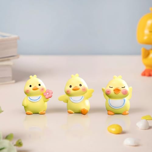 CraftVatika Duck Animal Figurines Showpiece | Duck Miniature Set Decoration Gifts for Home Decor, Car Dashboard Animals Figurine | Living Room, Office, Table - Image 2