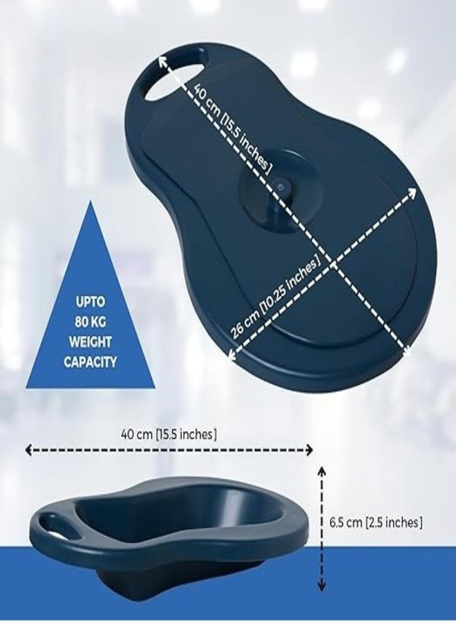 GUDYB Unisex Plastic Bedpan with Lid | Durable Polypropylene Bed Pan for Men & Women | Portable, Easy to Clean, Lightweight & Reusable Hospital Bedpan for Home, Elderly, and Patient Care - Image 3