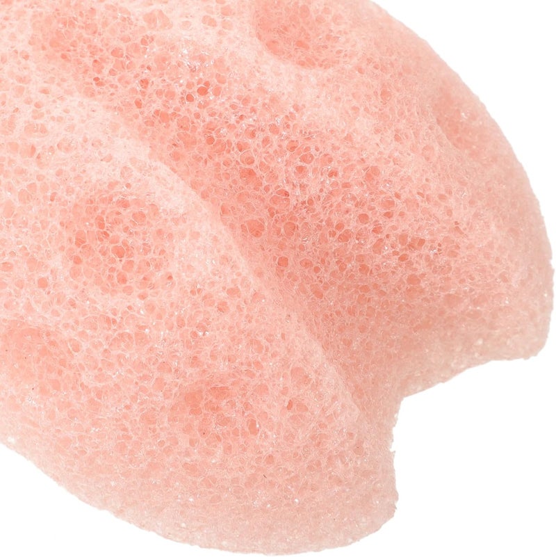 2pcs Konjac Facial Sponge Bathing Sponges Pink Beetle Pink Scallop Soft Face Cleansing Tools for Sensitive Skin and Travel Use - Image 3