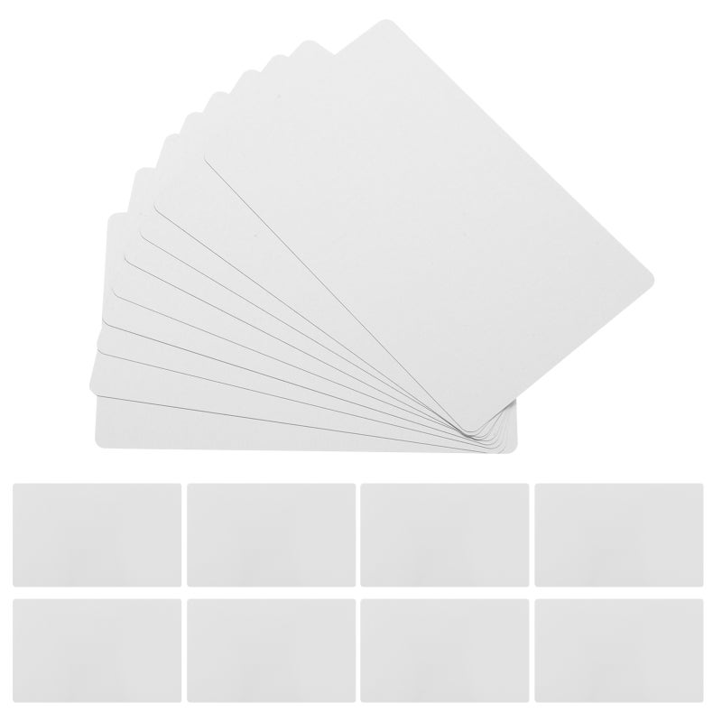 100pcs Engraved Business Cards Aluminum Name Cards Customer Engraving Business Cards - Image 1