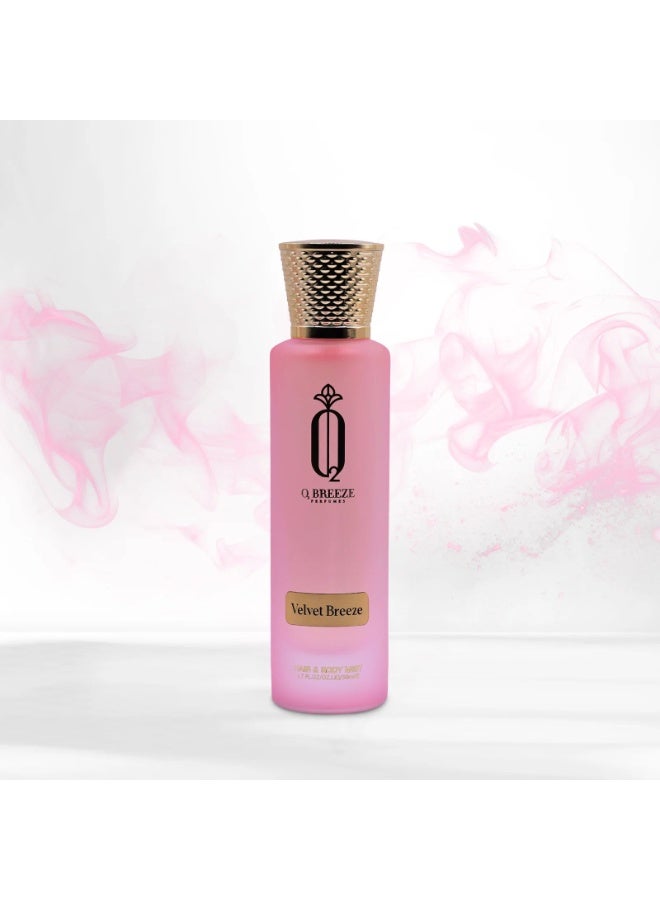 BREEZE PERFUMES بخاخ الشعر والجسم فلفت بريز 50 مل عطر طويل الأمد للنساء - Image 2