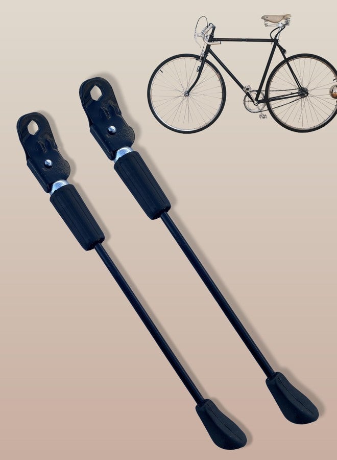 Wavva® Cycle Stand 26" Size Bicycle Kickstand Large,26x1.75, 1.95, 2.25, 2.35,inch Alluminum Alloy Full Size Senior MTB Bike (Stand Size -37cm or 14.4 inch) Pack of (2). - Image 1