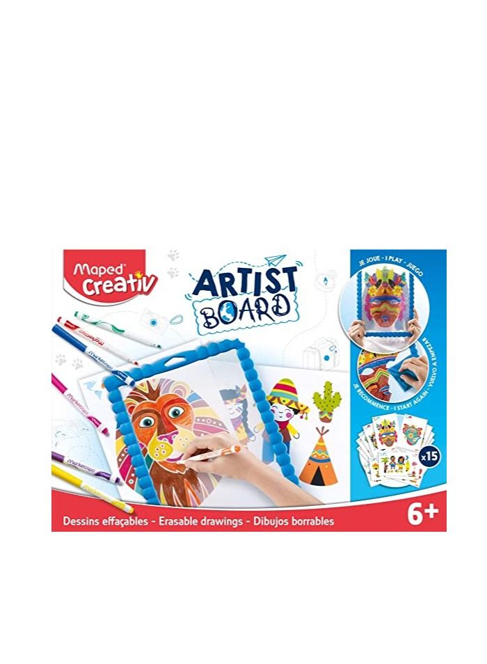 Maped Creativ Artist Board Erasable Drawings - Image 1