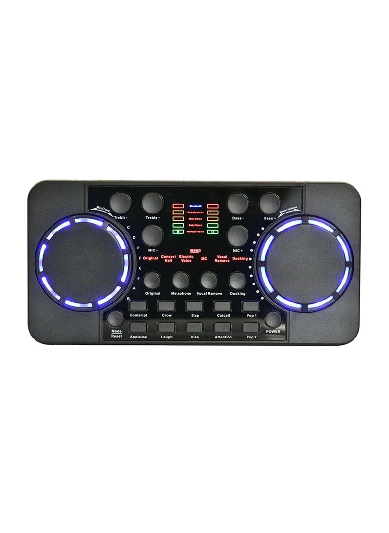 Generic - Sound Card Live Streaming V300 Pro Bluetooth-compatible Audio Mixers Mixer Music Studio Recording Accessory Noise - Image 1