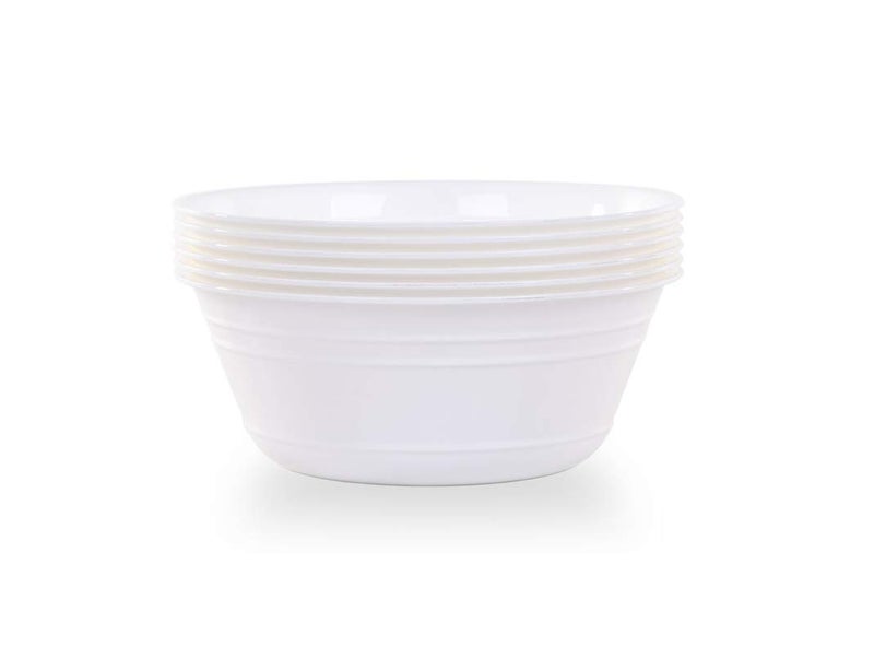 Mintra Home Snack Bowls Medium 6pk 18L White