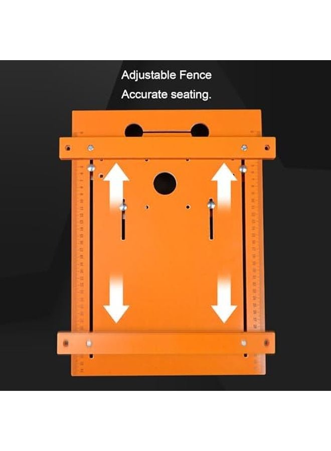 Universal Circular Saw Base Plate 28x25cm With Clear Scale Markings For Precision Woodworking - Image 5