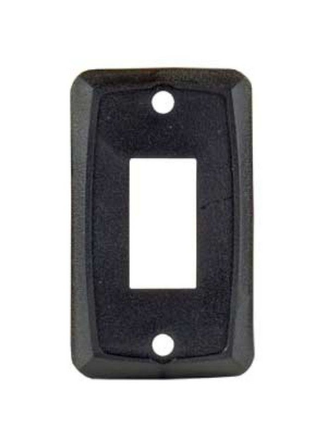 JR Products 12851 5 Black Single Switch Wall Plate (Pack Of 5)