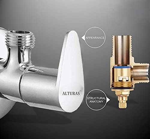 ALTURAS Alturas stainless steel Jazz Angle valve Chrome Plated_set of 5  - Image 3