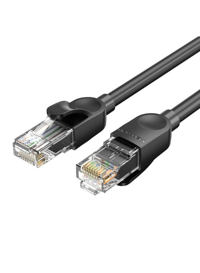 VENTION Cat 6 UTP Ethernet Patch Oxygen-Free Copper LSZH Cable Black Model # IBNBD - Image 1